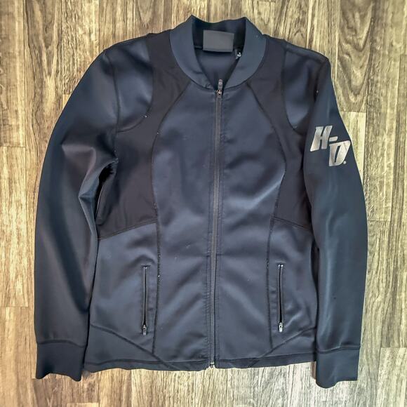 Harley Davidson Genuine Motorclothes Black Softshell Jacket Men’s M HD Logo - Picture 1 of 5